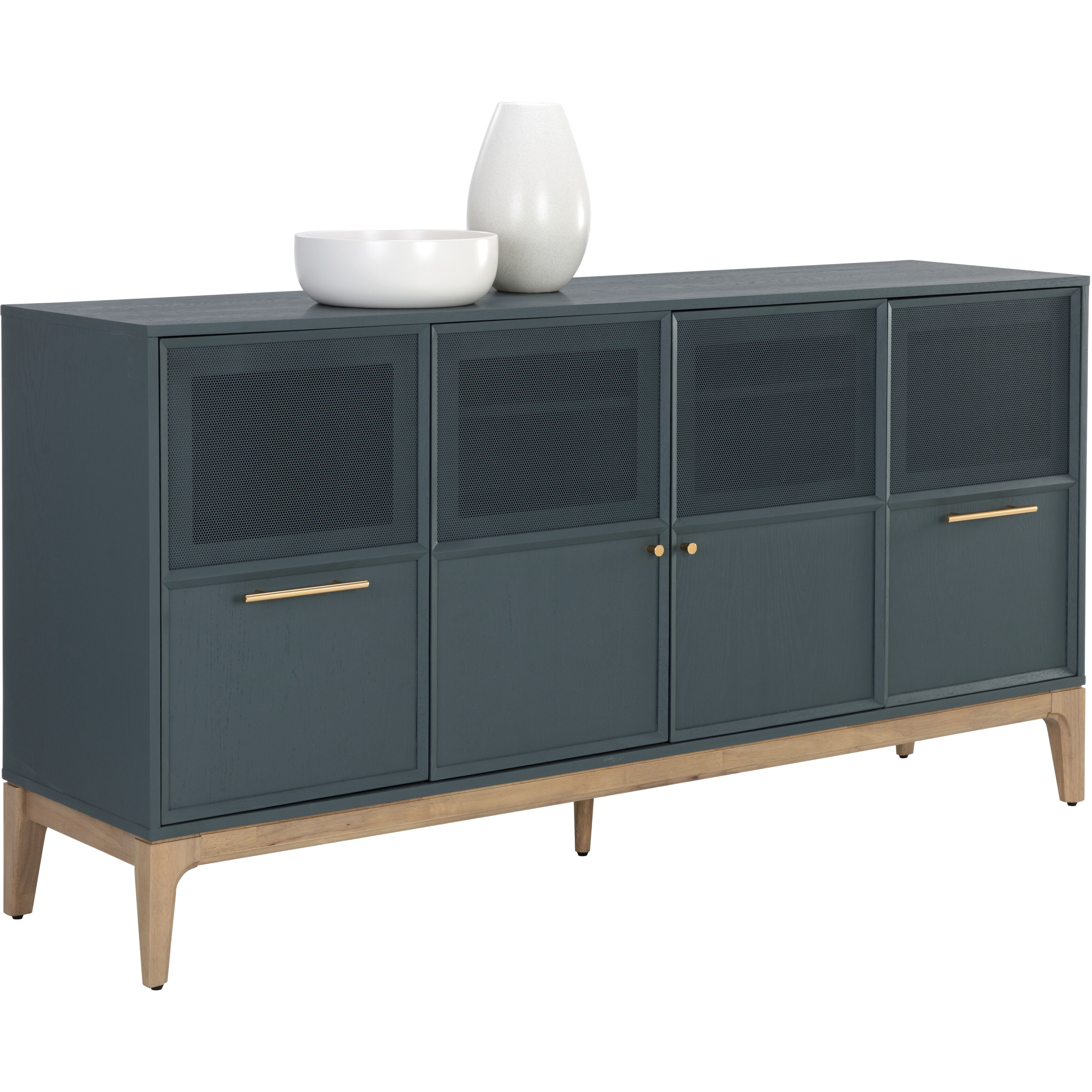 Rivero 71 X 17.75 inch Teal Sideboard